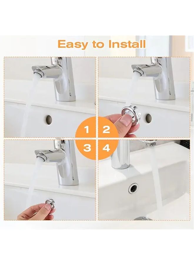 Double Layered Sink Basin Overflow Cover Caps 10pcs Bathtub Shower Washing Machine - Image 4
